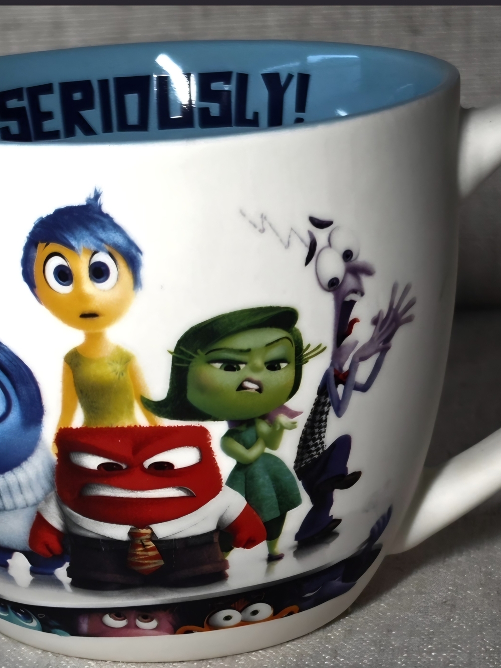 Disney Pixar Inside Out 2 Seriously Mug | Zrike Ceramic Coffee Cup